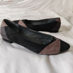 Rialto Black and Warm Gray Flats